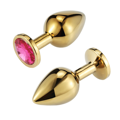 Hochwertige Schmuck-Sex-Spielzeug Goldl Anal-Plug für Erwachsene