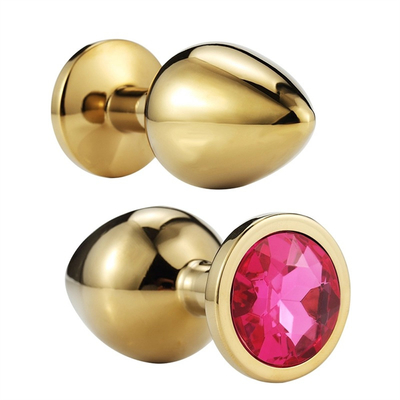 Hochwertige Schmuck-Sex-Spielzeug Goldl Anal-Plug für Erwachsene