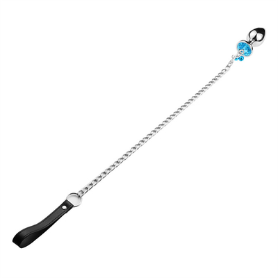 Anal-Sex-Spielzeug Stecker Hintern Edelstahl Kristall 3pcs Set Metall Anal-Stick mit Glocke