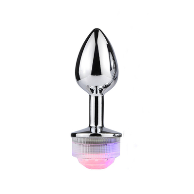 Farbwechsel Anus Vergrößerung Anal Arsch Stecker mit Fernbedienung Anal Licht Up Stecker Anal Stecker mit LED-Leuchten
