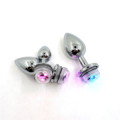 Farbwechsel Anus Vergrößerung Anal Arsch Stecker mit Fernbedienung Anal Licht Up Stecker Anal Stecker mit LED-Leuchten