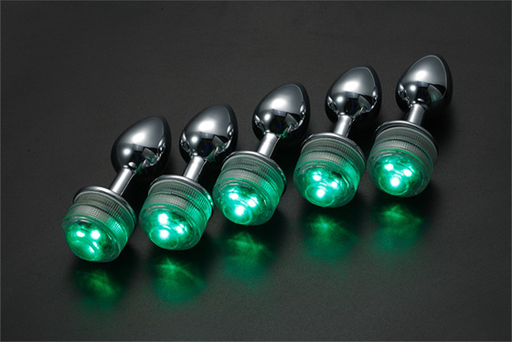 Farbwechsel Anus Vergrößerung Anal Arsch Stecker mit Fernbedienung Anal Licht Up Stecker Anal Stecker mit LED-Leuchten