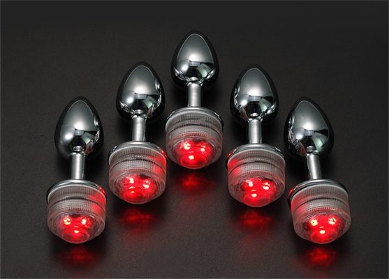 Farbwechsel Anus Vergrößerung Anal Arsch Stecker mit Fernbedienung Anal Licht Up Stecker Anal Stecker mit LED-Leuchten