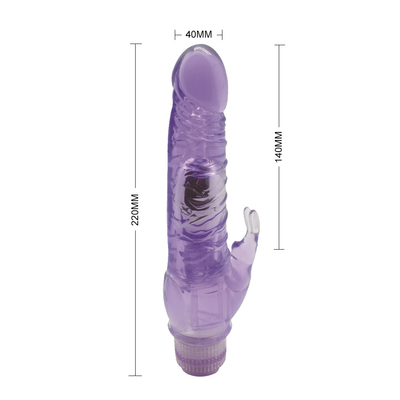 Kaninchenglans Penis G-Punkt Vibrator Weiblicher Apparat Silikon Vibration Vibrierender Dildo