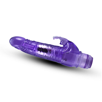 Kaninchenglans Penis G-Punkt Vibrator Weiblicher Apparat Silikon Vibration Vibrierender Dildo