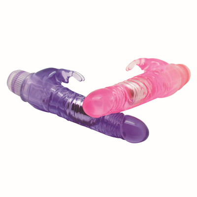 Kaninchenglans Penis G-Punkt Vibrator Weiblicher Apparat Silikon Vibration Vibrierender Dildo