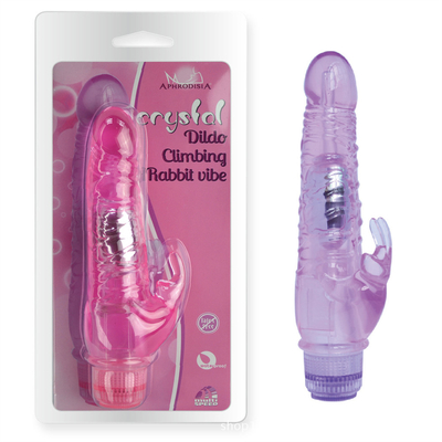 Kaninchenglans Penis G-Punkt Vibrator Weiblicher Apparat Silikon Vibration Vibrierender Dildo