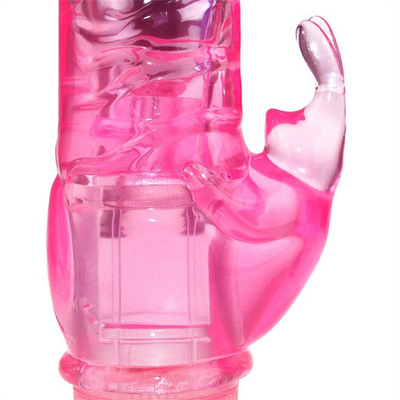 Kaninchenglans Penis G-Punkt Vibrator Weiblicher Apparat Silikon Vibration Vibrierender Dildo