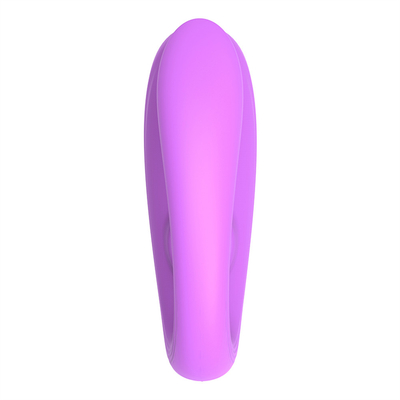 Unsichtbares Tragen Anal- und Klitoris-Massager aus medizinischem Silikon U-Form G-Punkt-Vibrator Sexspielzeug für Frauen