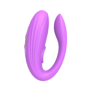 Unsichtbares Tragen Anal- und Klitoris-Massager aus medizinischem Silikon U-Form G-Punkt-Vibrator Sexspielzeug für Frauen