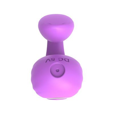 Unsichtbares Tragen Anal- und Klitoris-Massager aus medizinischem Silikon U-Form G-Punkt-Vibrator Sexspielzeug für Frauen