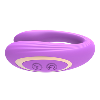 Unsichtbares Tragen Anal- und Klitoris-Massager aus medizinischem Silikon U-Form G-Punkt-Vibrator Sexspielzeug für Frauen