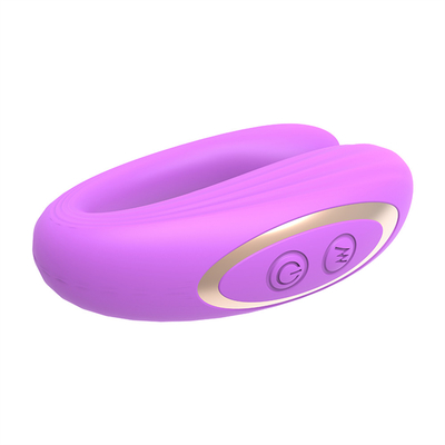 Unsichtbares Tragen Anal- und Klitoris-Massager aus medizinischem Silikon U-Form G-Punkt-Vibrator Sexspielzeug für Frauen