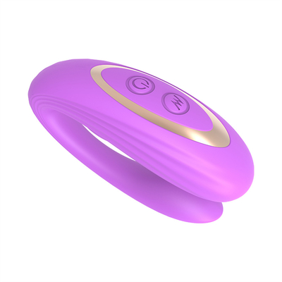 Unsichtbares Tragen Anal- und Klitoris-Massager aus medizinischem Silikon U-Form G-Punkt-Vibrator Sexspielzeug für Frauen