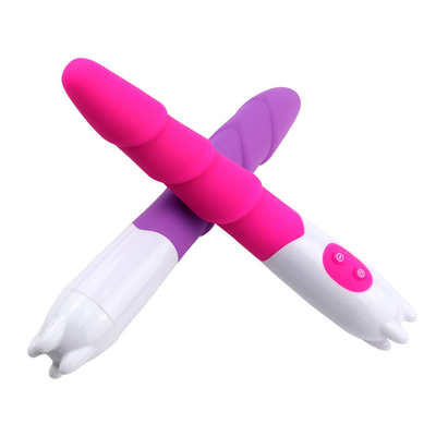 6 Geschwindigkeiten Silicone Vibrator Sex-Spielzeug mit Batterie-Power Dildo Vibrator für Frau