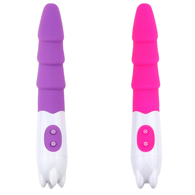 6 Geschwindigkeiten Silicone Vibrator Sex-Spielzeug mit Batterie-Power Dildo Vibrator für Frau
