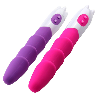 6 Geschwindigkeiten Silicone Vibrator Sex-Spielzeug mit Batterie-Power Dildo Vibrator für Frau