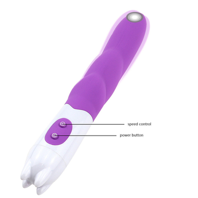 6 Geschwindigkeiten Silicone Vibrator Sex-Spielzeug mit Batterie-Power Dildo Vibrator für Frau