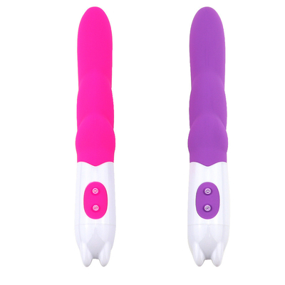 6 Geschwindigkeiten Silicone Vibrator Sex-Spielzeug mit Batterie-Power Dildo Vibrator für Frau