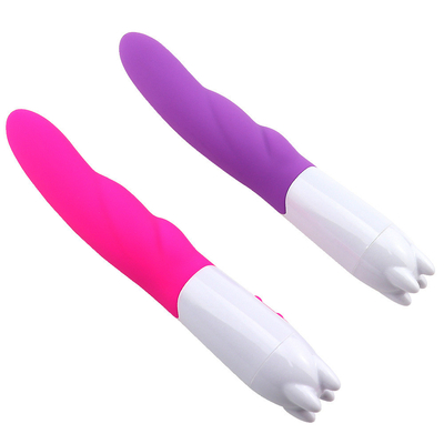 6 Geschwindigkeiten Silicone Vibrator Sex-Spielzeug mit Batterie-Power Dildo Vibrator für Frau