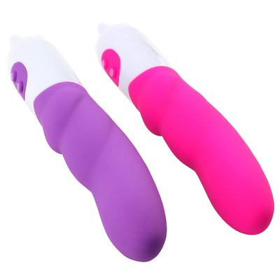 6 Geschwindigkeiten Silicone Vibrator Sex-Spielzeug mit Batterie-Power Dildo Vibrator für Frau