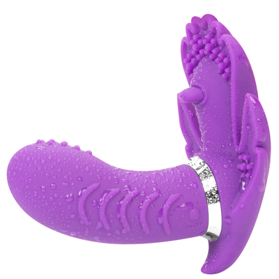 Hot Sex Toys Shop Fernbedienung Schmetterling Masturbationsgerät Sexspielzeug Erwachsene für Frauen