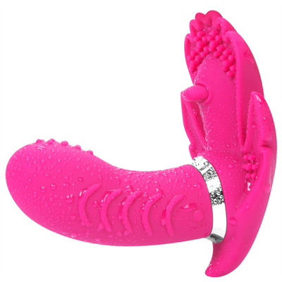 Hot Sex Toys Shop Fernbedienung Schmetterling Masturbationsgerät Sexspielzeug Erwachsene für Frauen