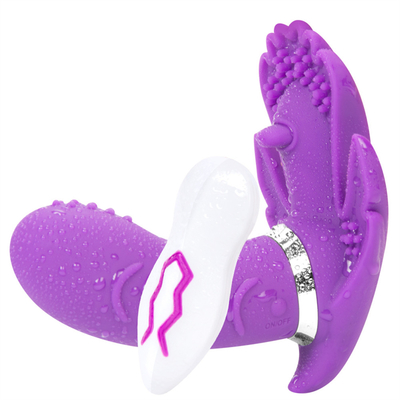 Hot Sex Toys Shop Fernbedienung Schmetterling Masturbationsgerät Sexspielzeug Erwachsene für Frauen