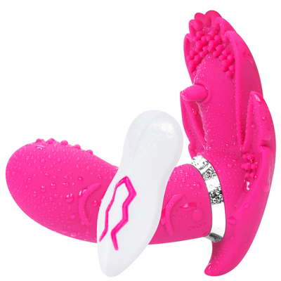 Hot Sex Toys Shop Fernbedienung Schmetterling Masturbationsgerät Sexspielzeug Erwachsene für Frauen