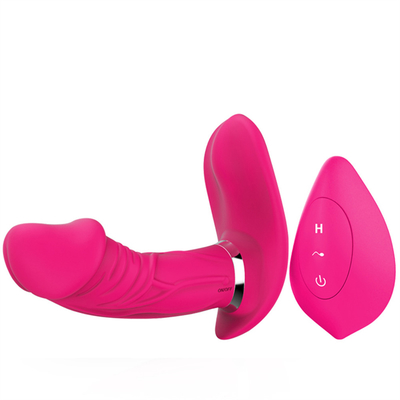 G-Punkt Unsichtbarer Schmetterling Vibrierender Dildos Drehbare Hosen Klitoris-Stimulator Dildo Vibrator Für Frauen