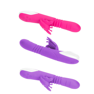 Automatischer Schubkopf Portable USB-Ladegerät Kaninchenvibrator für Frauen