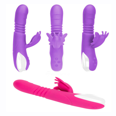 Automatischer Schubkopf Portable USB-Ladegerät Kaninchenvibrator für Frauen