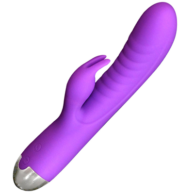 USB Wiederaufladbarer G-Punkt Vagina Klitoris Massager Kaninchenvibrator für Frauen