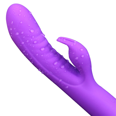 USB Wiederaufladbarer G-Punkt Vagina Klitoris Massager Kaninchenvibrator für Frauen