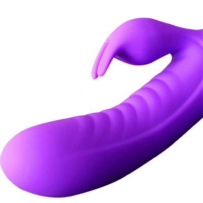 USB Wiederaufladbarer G-Punkt Vagina Klitoris Massager Kaninchenvibrator für Frauen