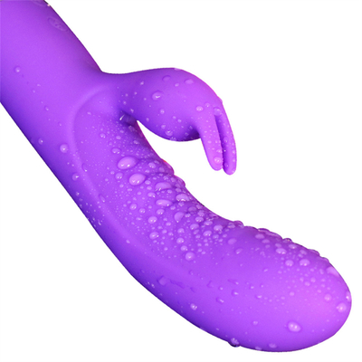 USB Wiederaufladbarer G-Punkt Vagina Klitoris Massager Kaninchenvibrator für Frauen