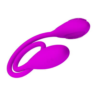 Anal-Doppel-Vibratoren 6 Mehrgeschwindigkeits-G-Punkt-Vibrator Eier Wiederaufladbare Klitoris-Vibrator für Paare