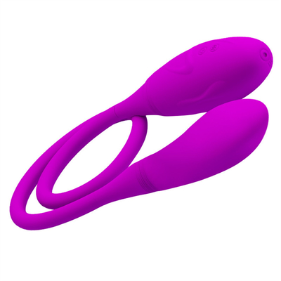 Anal-Doppel-Vibratoren 6 Mehrgeschwindigkeits-G-Punkt-Vibrator Eier Wiederaufladbare Klitoris-Vibrator für Paare