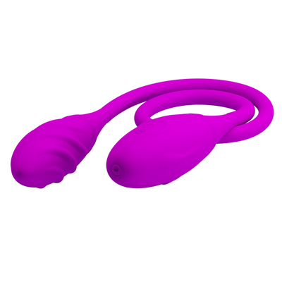 Anal-Doppel-Vibratoren 6 Mehrgeschwindigkeits-G-Punkt-Vibrator Eier Wiederaufladbare Klitoris-Vibrator für Paare