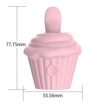 Rose Vibrator Klitoris Licking Zunge Vibrator 2 in 1 Licking & Vibrating Nippel Klitoris Stimulator mit 10 Modi für