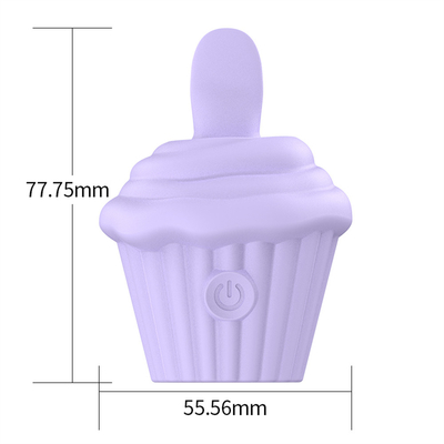 Rose Vibrator Klitoris Licking Zunge Vibrator 2 in 1 Licking & Vibrating Nippel Klitoris Stimulator mit 10 Modi für