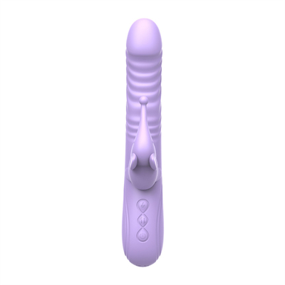 Silikon Dehnbarer Heizung Kaninchen Vibrator G-Punkt Klitoris Stimulator Weibliches Sexspielzeug Kaninchen Vibrator für Frau Vagina