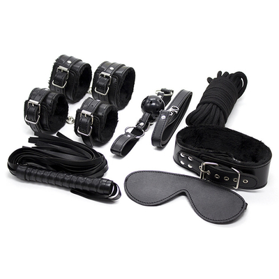 Bondage PU Lederfetisch-Kit Beschränkungen Sklaven Sex-Spielzeug Bondage für Paare