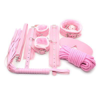 Bondage PU Lederfetisch-Kit Beschränkungen Sklaven Sex-Spielzeug Bondage für Paare