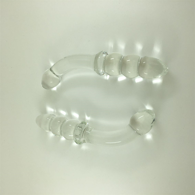 Glas Dildo Penis Kristall Anal Perlen Hintern Stecker Glas Dildo für Frauen