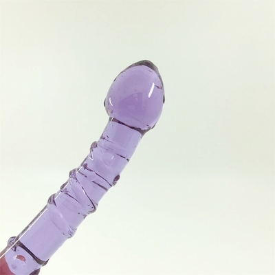 Doppelköpfige Hintern-Anal-Anal-Anal-Anal-Glas-Glas-Anal-Anal mit inneren Schrauben-Design weltweit verteilt Glas-Dildos