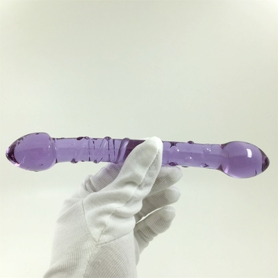 Doppelköpfige Hintern-Anal-Anal-Anal-Anal-Glas-Glas-Anal-Anal mit inneren Schrauben-Design weltweit verteilt Glas-Dildos