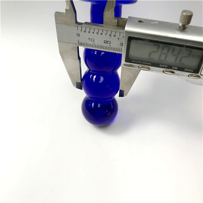 Glas Dildo Blauer Prostata-Massager Kristallglas Dildo Sexspielzeug für Frauen