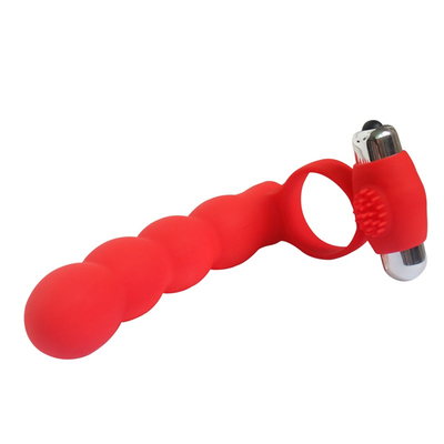Anal Plug Scrotum Ring Tropfen Sexspielzeug Vibrationsschwanz Anus Plug für Frauen mit Penis verbunden Anal Ring Hintern Plug Kugel