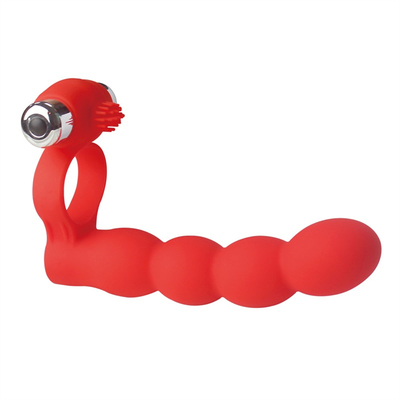 Anal Plug Scrotum Ring Tropfen Sexspielzeug Vibrationsschwanz Anus Plug für Frauen mit Penis verbunden Anal Ring Hintern Plug Kugel